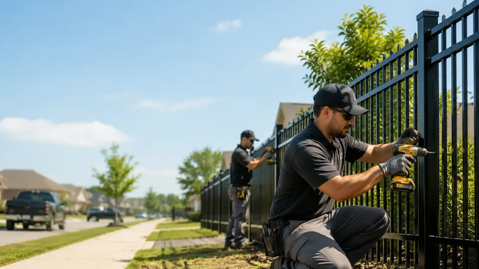 Metal Fence Installation in Fishers Landing, NY